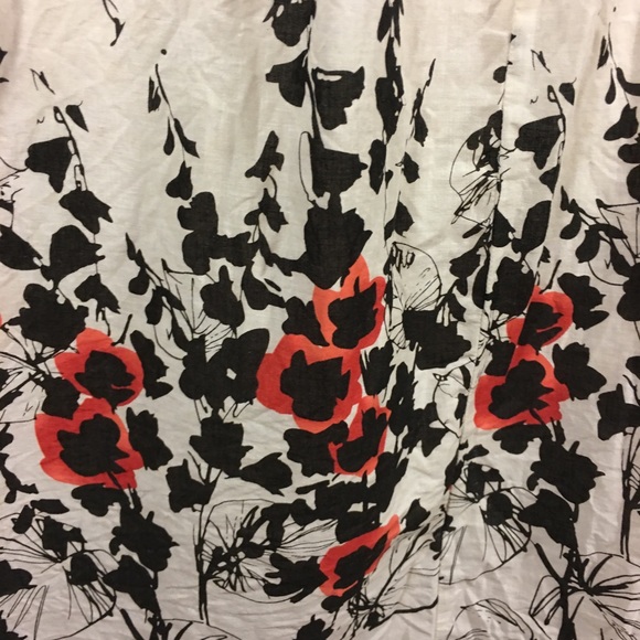 Robbie Bee Summer Flower Dress Cotton SZ 8 - Picture 3 of 5